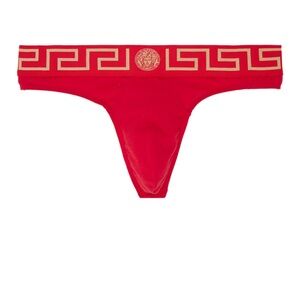 Brand new VERSACE UNDERWEAR
Red Greca Border Thong